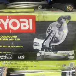 Ryobi 10” Mitter Saw New Open Box 