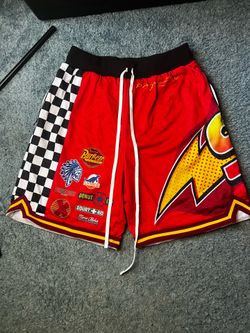 Savs X Project x Cars Lightning McQueen Shorts