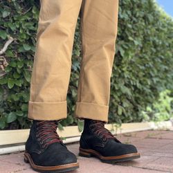 Truman Upland Black Reverse Chamois 