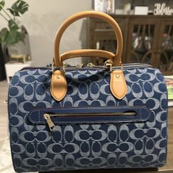 Coach Denim Rowan (large)