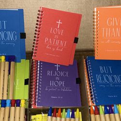 Religious Sayings Notebooks With Pens 55 Notebooks 55 Pens Selling As Set All Together New In Box  