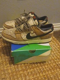 Atmos pecan snakeskin dunk low
