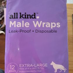 Male Dog disposable wraps
