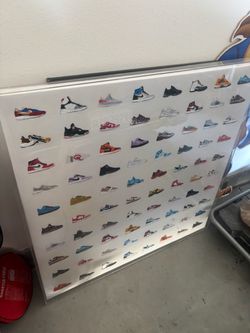 Sneaker Collection Art Print Framed Poster