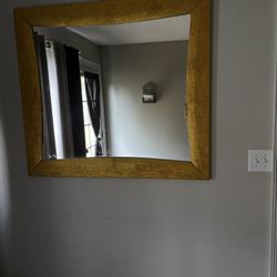 Extra Large Gold Glitter Mirror 