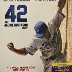 42 The JACKIE ROBINSON Story (Blu-Ray + DVD + Digital-2013) Harrison Ford!