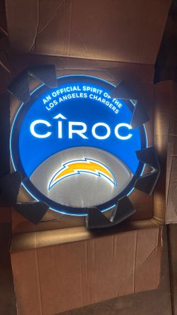 Ciroc LA Chargers Bar Light