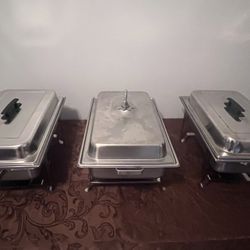 three Shaving Dish And Three Plastic Lid