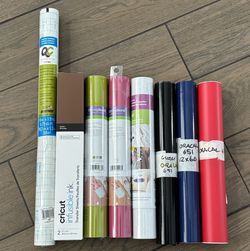 8 Cricut materials lot - HTV / iron-on infusible ink rolls