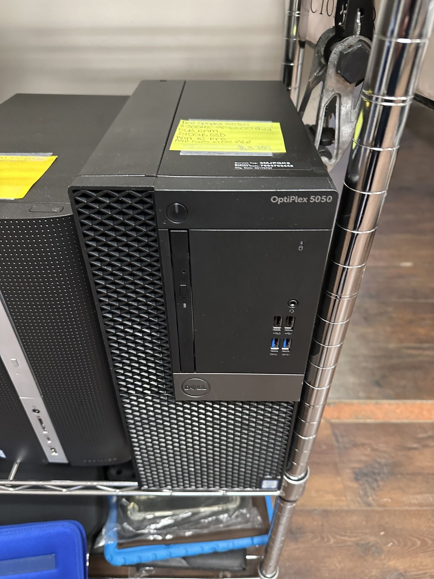 Dell OptiPlex 5050 Tower 3.30ghz Quad Core i5-6600 8gb RAM 240gb SSD Win 10 Pro 2gb Dedicated AMD FirePro V5900 Graphics Card