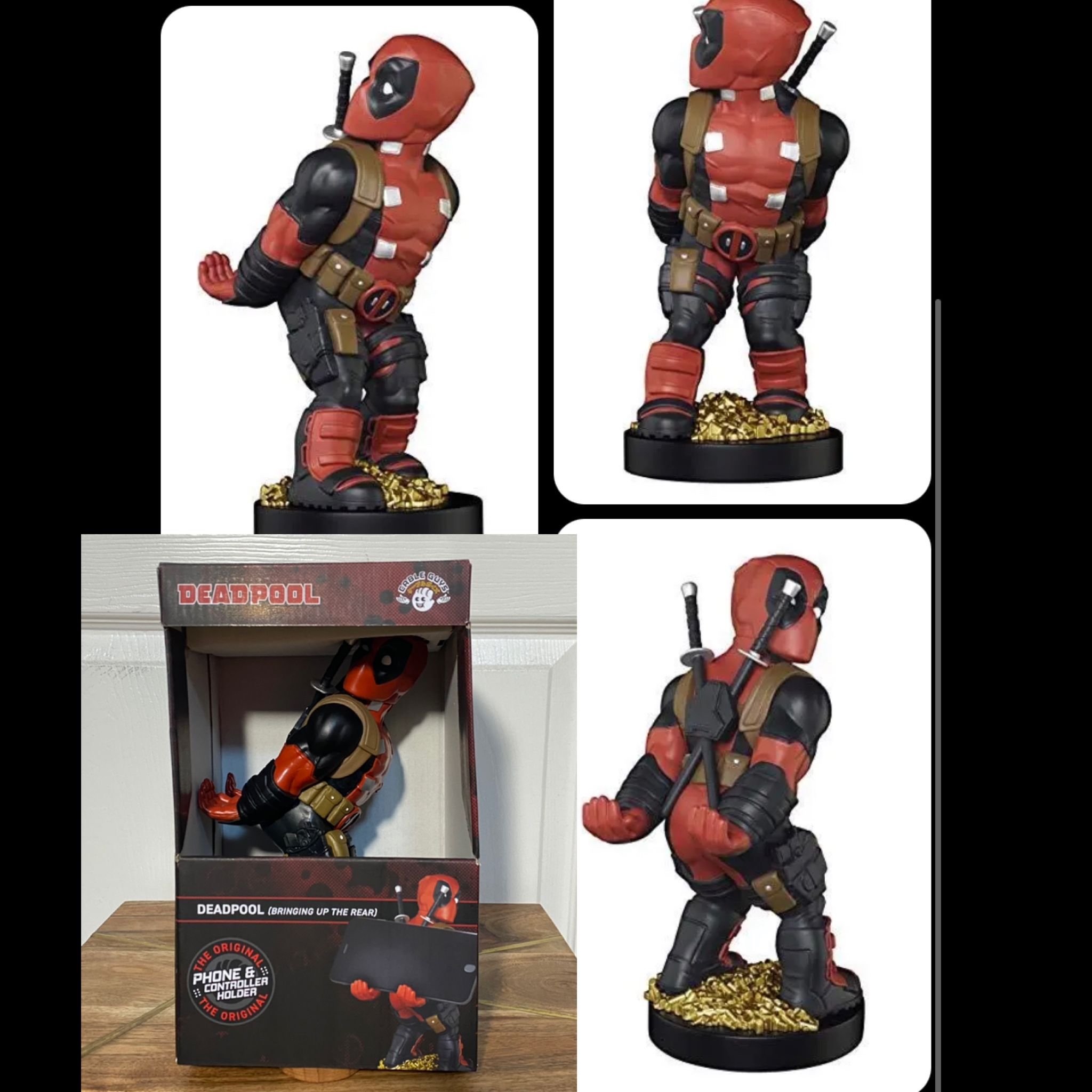 Marvel Deadpool Rear View Cable Guy Phone Controller Holder Collectable New!!