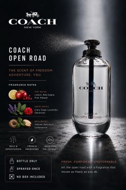 Coach Open Road Eau de Toilette for Men – Bottle Only