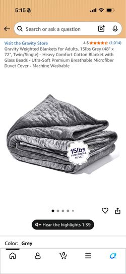 Gravity Premium Weighted Blanket