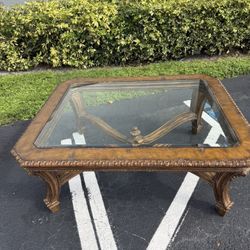Big Large Huge Giant Colonial Style Middle Coffee Living Room Table  
