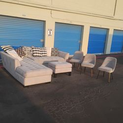 Sectional Sofa Couch Chairs - Delivery Available 
