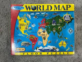 Melissa & Doug World Map Floor Puzzle