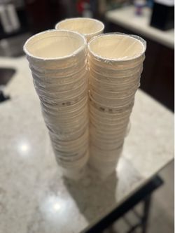 Disposable Paper Coffee Cups 60 Count