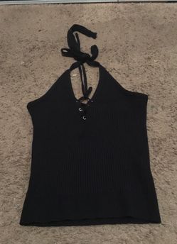 Backless shirt