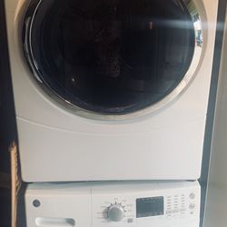 XL capacity Washer And Gas Dryer Set Stackable 
