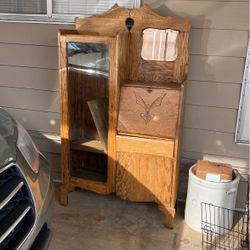 Refurbished Shelf With A Small Desk Key Included