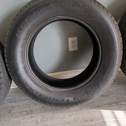 bfgoodrich 18 inch tires complete set