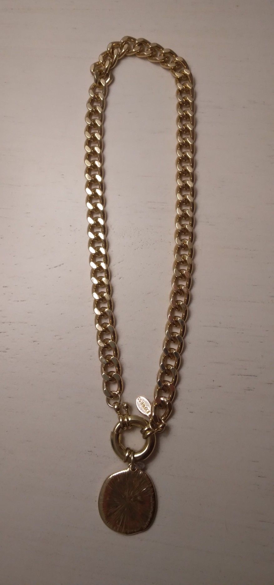 Gold Coin Pendant Necklace