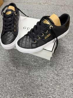 GUESS los Angeles Black & Gold Sneakers