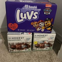 Size 1 Diapers 