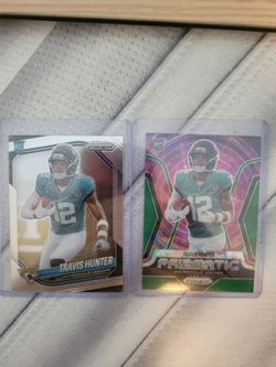 2025 Prizm Travis Hunter 2 card lot