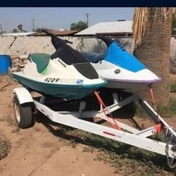 Trailer And Free Jet Skis 