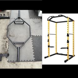 Squat Cage + Hex Barbell 