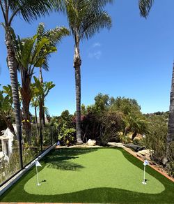 $2.79/sf Gold Artificial Grass Putting Green Turf