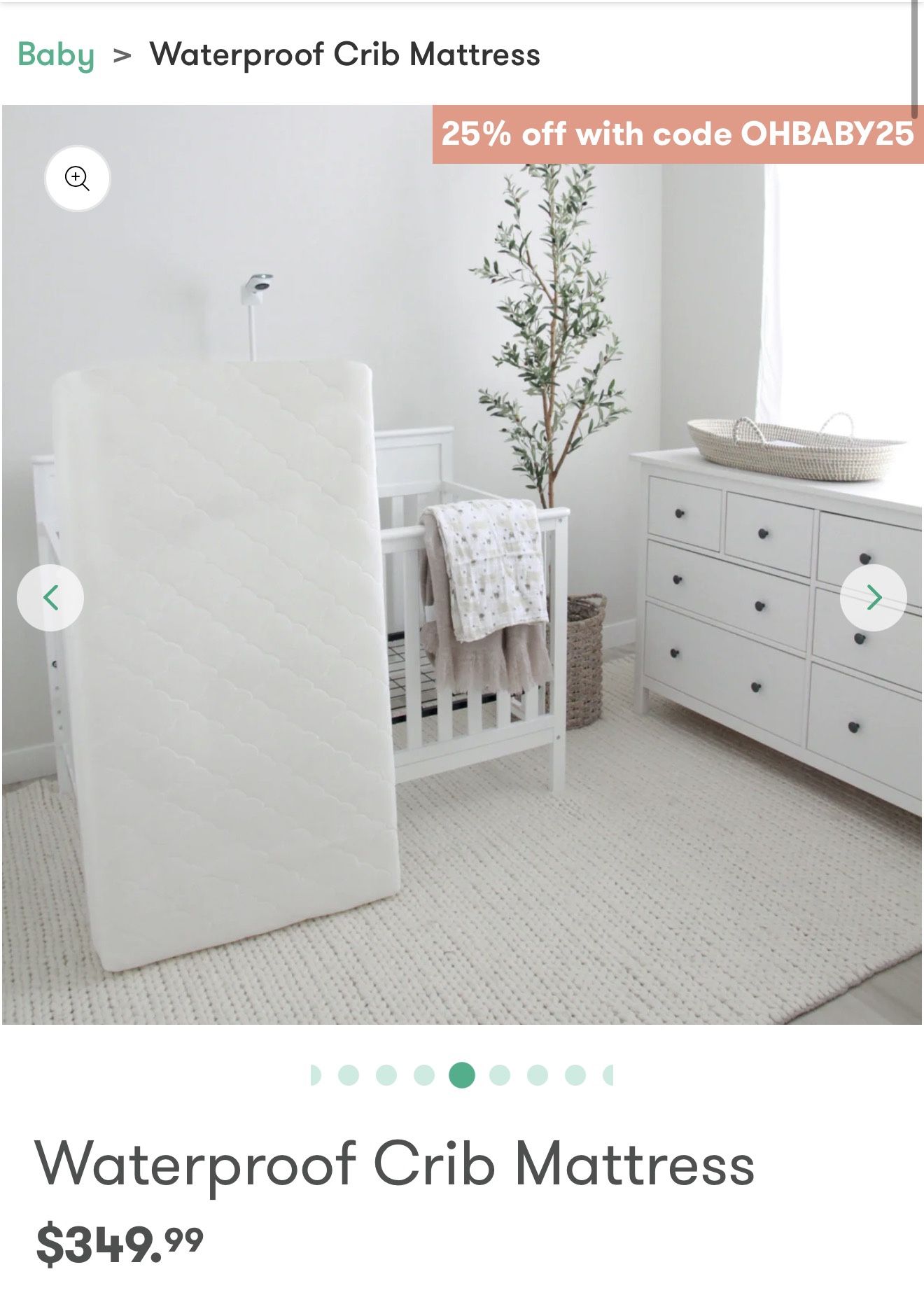 Newton Waterproof Crib Mattress