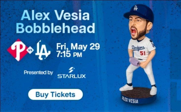 Dodger tickets may 29