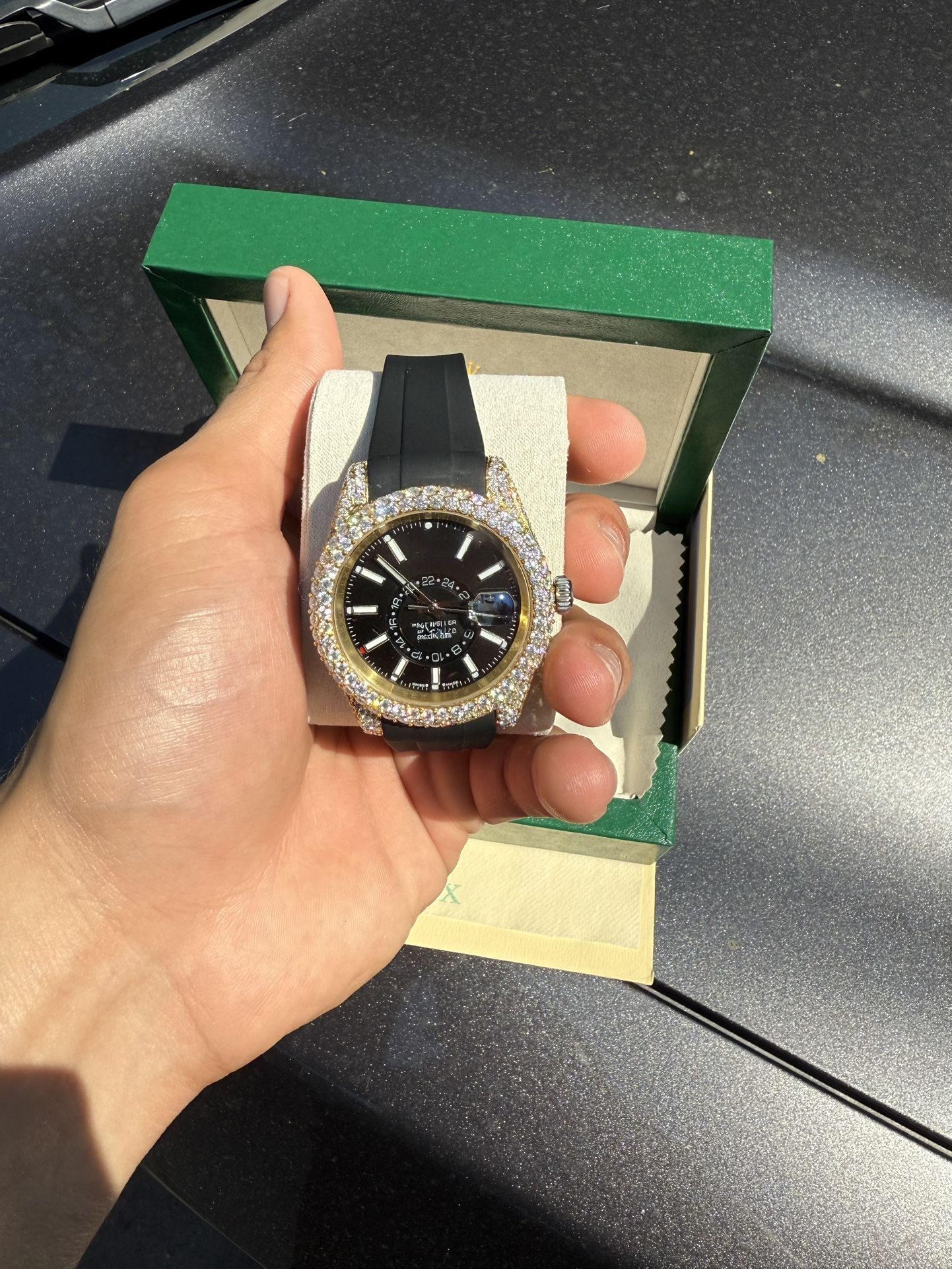 Gold Lab Diamond Watch