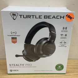 TURTLE BEACH STEALTH PRO WIRELESS ACTIVE NOISE-CANCELLING GAMING HEADSET.
