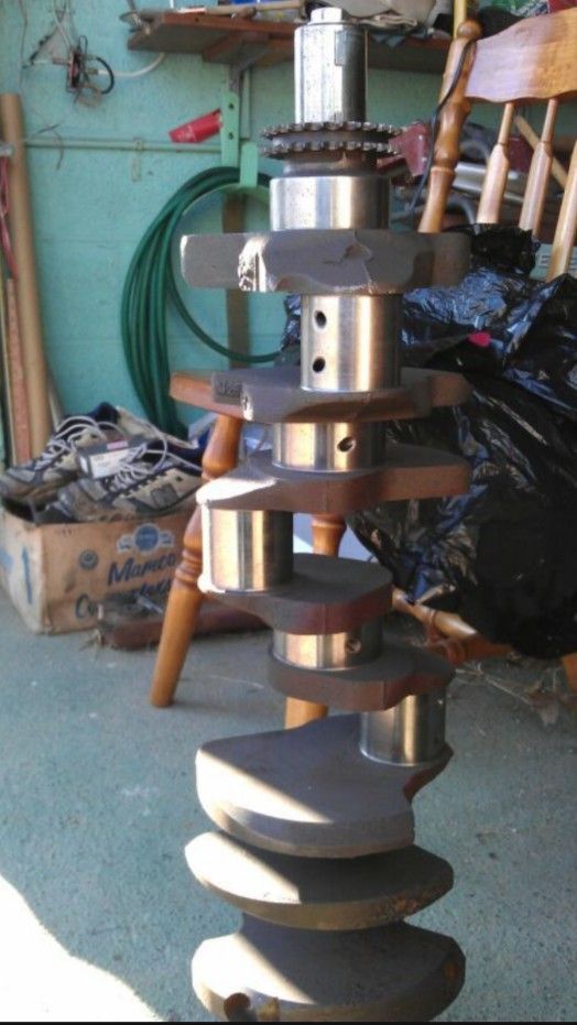 Chevrolet 454 big block high performance crank shaft