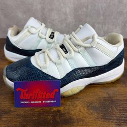 Air Jordan 11 Retro Low Navy Snakeskin 2019 Size 9 CD6846-102 Men’s Shoes OG Rare