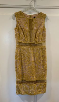 Gold Tadashi dress size 0