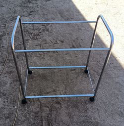 Rolling Pants Trolley/Laundry Sorter Frame Utility Cart