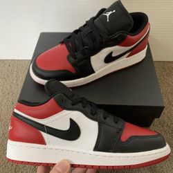 Nike Air Jordan 1 Low Retro OG Bred Toe “553558-612” Size 5.5, 9, 10.5, 11.5 And 12 US !!! READ DESCRIPTION ❤️