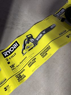 Ryobi Gas Chainsaw With Heavy Duty Case