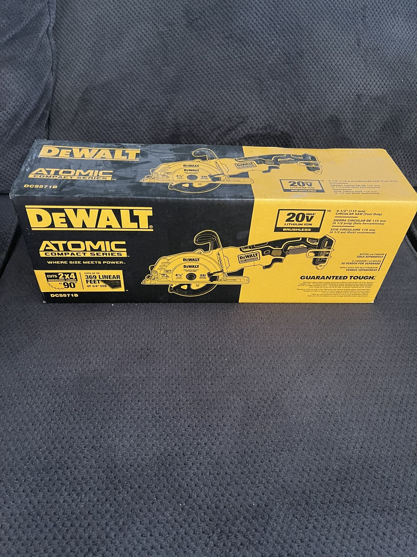 Dewalt Atomic 4 1/2 Circular Saw 20v. $150 Tool Only