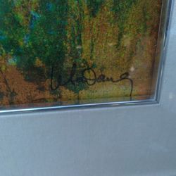 Valuable Lebadang painting with glass frame