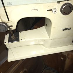 Elna Sewing Machine With Table