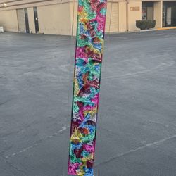Monumental Shlomi Haziza abstract Rainbow Sculpture Over 6ft Tall!!!!