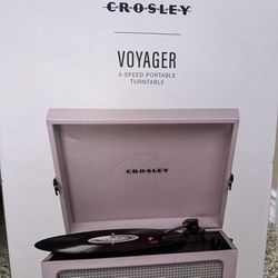 Crosley Voyager 3-Speed Portable Turntable Record Player