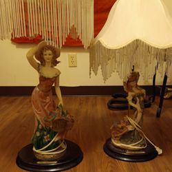 2 Victorian Lamps