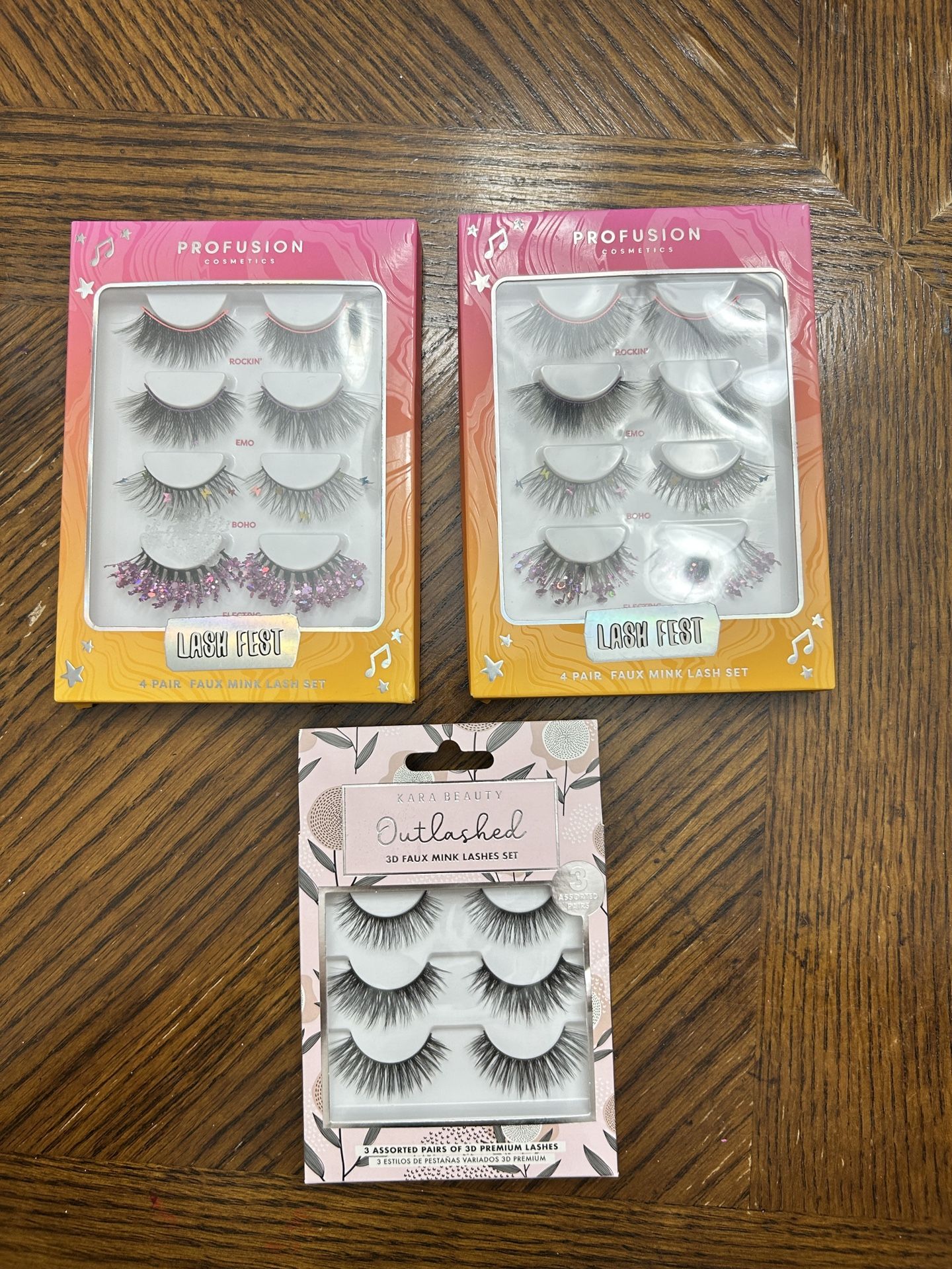 NWT 11 pairs 3D premium lashes set bundle