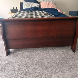 Queen Size Wood Bed Frame Dacula Pick Up 